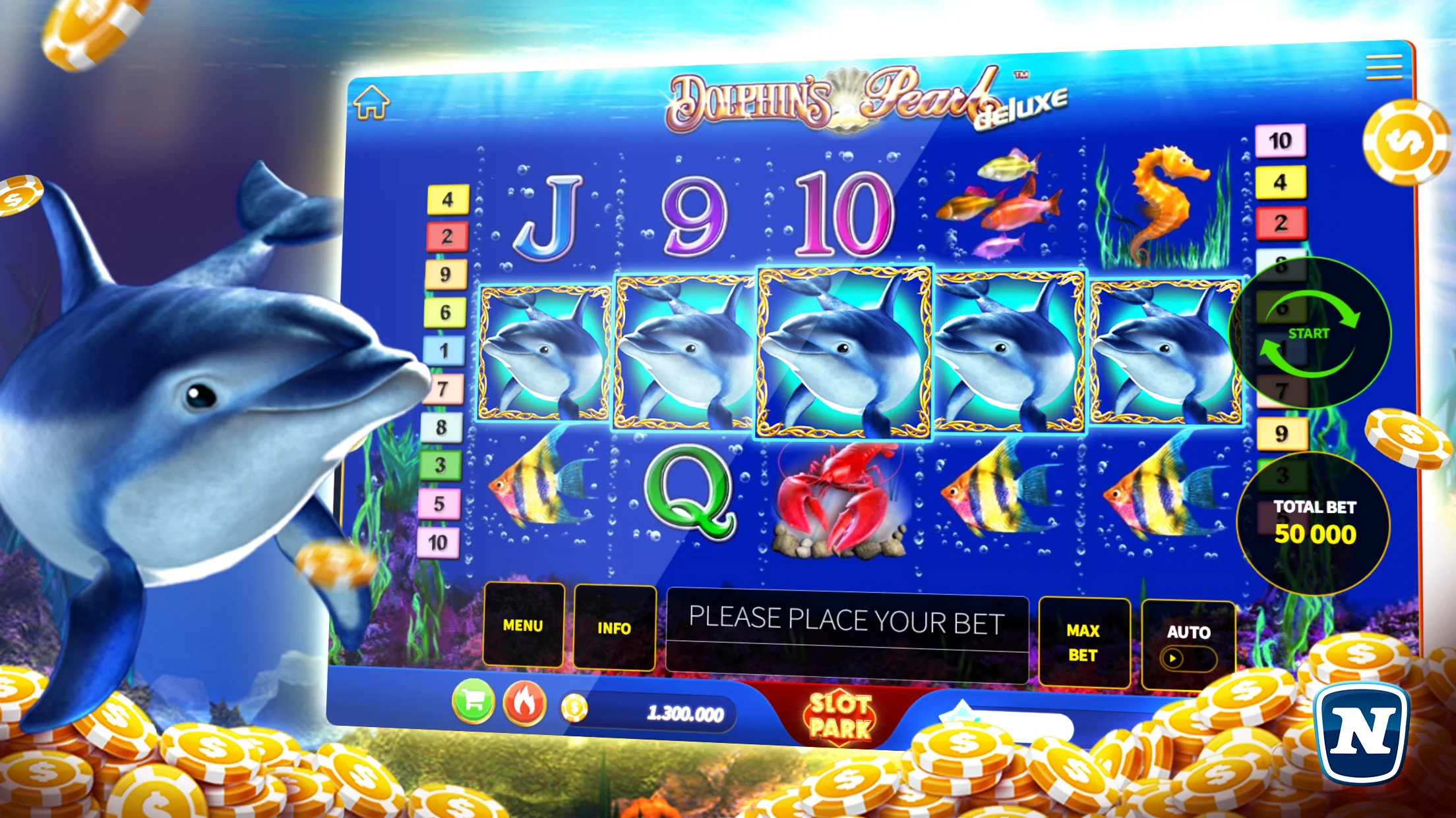 Ảnh chụp màn hình giao diện trò chơi trên ứng dụng 123win
